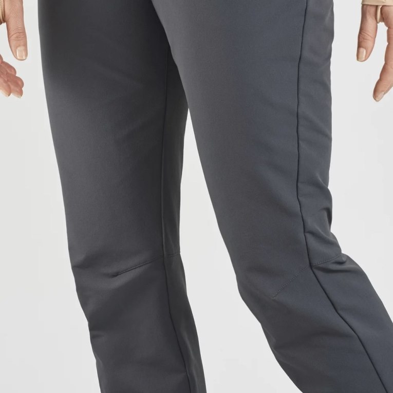 Black Salomon Wayfarer Straight Warm Women's Sport Pants | PH 65132U